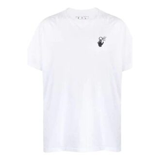 Camiseta de manga corta FW20 con esqueleto humano y flecha para hombre, color blanco Camiseta de manga corta FW20 con esqueleto humano y flecha para hombre, color blanco