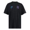 Camiseta de manga corta Liquid Over de los 90 «Negro/Azul»