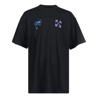 Camiseta de manga corta Liquid Over de los 90 «Negro/Azul» Camiseta de manga corta Liquid Over de los 90 «Negro/Azul»