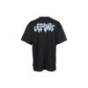 Camiseta de manga corta Liquid Over de los 90 «Negro/Azul»