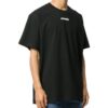 Back Arrow, camiseta de manga corta grande, negra