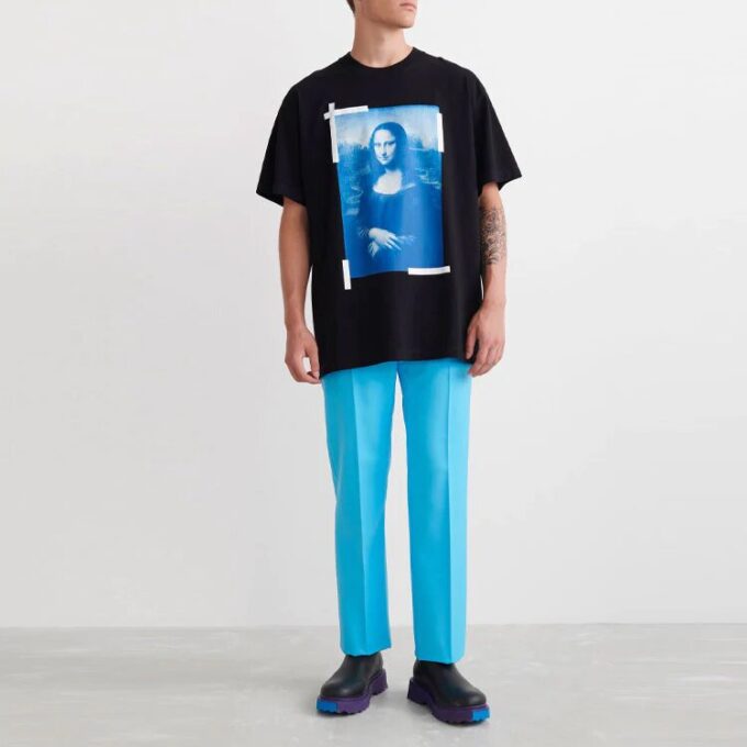 Camiseta de manga corta Monalisa «Negro»