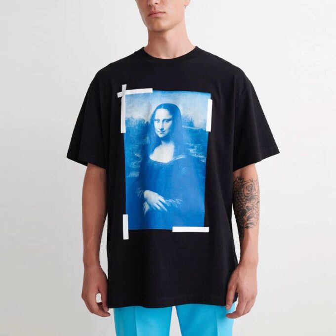 Camiseta de manga corta Monalisa «Negro»
