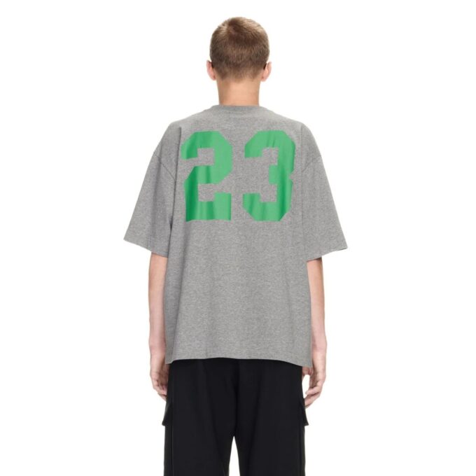 Camiseta de manga corta Off-White 23 Varsity Skate «Melange Grey»