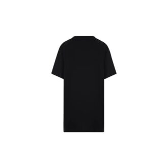 Camiseta de manga corta Off-White con estampado de natación, color negro