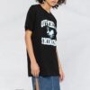 Camiseta de manga corta Off-White con estampado de natación, color negro