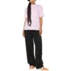 Camiseta de manga corta Off-White con estampado diagonal «Light Pink»