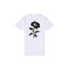 Camiseta de manga corta Off-White con estampado floral en la espalda, color blanco