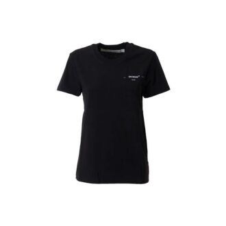 Camiseta de manga corta Off-White con logotipo de flechas en coral