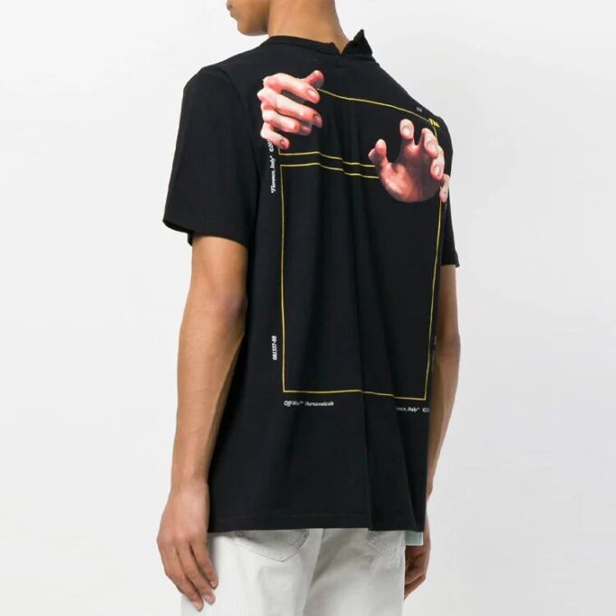 Camiseta de manga corta Off-White para hombre C/O VIRGIL ABLOH en negro