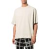 Camiseta de manga corta Off-White para hombre, colección primavera-verano 2022, color liso, con flecha de goma, color blanco cremoso