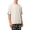 Camiseta de manga corta Off-White para hombre, colección primavera-verano 2022, color liso, con flecha de goma, color blanco cremoso