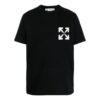 Camiseta de manga corta Off-White para hombre, colección primavera-verano 2022, con estampado de flechas, color negro