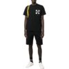 Camiseta de manga corta Off-White para hombre, colección primavera-verano 2022, con estampado de flechas, color negro