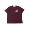 Camiseta de manga corta Off-White para hombre con parche de correa de goma Bronzing Arrow, color morado