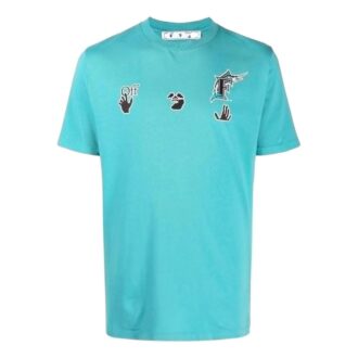 Camiseta de manga corta Off-White x MLB Miami Marlins «Lake Blue» Camiseta de manga corta Off-White x MLB Miami Marlins «Lake Blue»