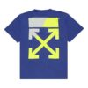 Camiseta de manga corta oversize Arrows de la colección SS19 «Azul neón verde»