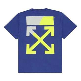 Camiseta de manga corta oversize Arrows de la colección SS19 «Azul neón verde» Camiseta de manga corta oversize Arrows de la colección SS19 «Azul neón verde»