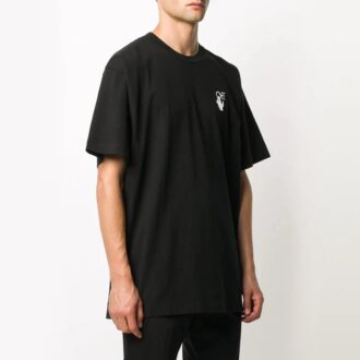 Camiseta de manga corta oversize con estampado de flechas Camiseta de manga corta oversize con estampado de flechas