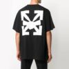 Camiseta de manga corta oversize con estampado de flechas