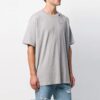 Camiseta de manga corta oversize con flechas azules