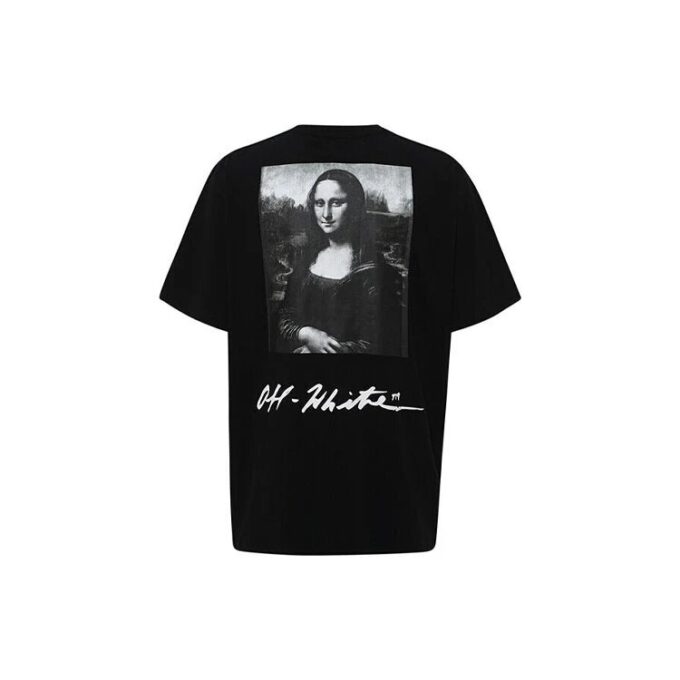 Camiseta de manga corta para hombre Mona Lisa, corte normal, colección primavera-verano 2019
