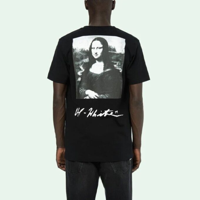 Camiseta de manga corta para hombre Mona Lisa, corte normal, colección primavera-verano 2019