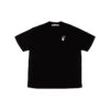 Camiseta de manga corta SS21 con flecha y degradado rosa para hombre, color negro