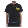 Camiseta de manga corta Yellow Arrow en negro