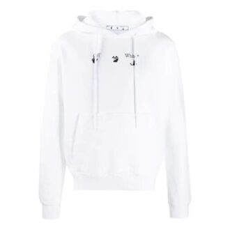 Camiseta de manga larga con capucha y logo estampado, colección primavera-verano 2021, color blanco