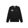 Camiseta de manga larga con cuello redondo y estampado de Virgil Caravaggio para hombre de Off-White, color negro