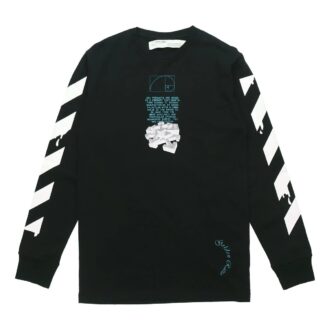 Camiseta de manga larga con estampado de flechas y logotipo «Dripping Arrows» en negro Camiseta de manga larga con estampado de flechas y logotipo «Dripping Arrows» en negro