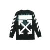Camiseta de manga larga con estampado de flechas y logotipo «Dripping Arrows» en negro