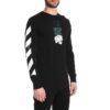 Camiseta de manga larga con estampado de flechas y logotipo «Dripping Arrows» en negro