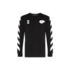 Camiseta de manga larga con estampado Diag Hand Card de Virgil Abloh para hombre, color negro