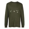 Camiseta de manga larga con estampado SS21, verde