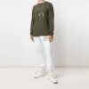 Camiseta de manga larga con estampado SS21, verde