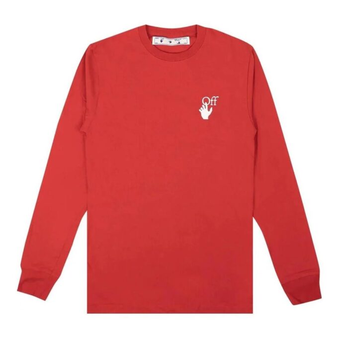 Camiseta de manga larga Cut Here «Rojo»
