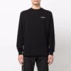 Camiseta de manga larga holgada con estampado de flechas y letras Caravaggio para hombre de Off-White, colección primavera-verano 2022, color negro
