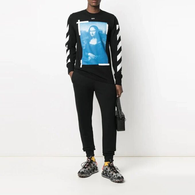 Camiseta de manga larga Mona Lisa «Negro»