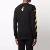 Camiseta de manga larga Off-White para hombre FW21 con estampado de Caravaggio en negro