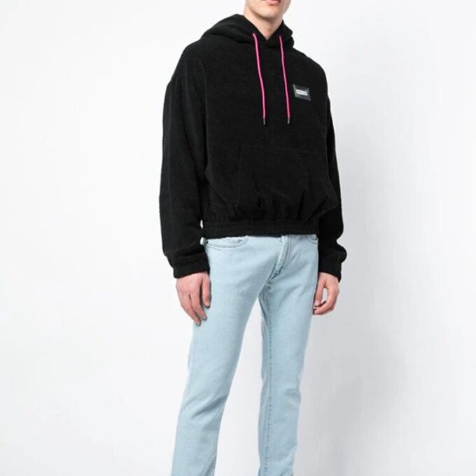 Camiseta de manga larga para hombre Off-White, color negro