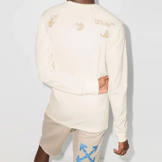 Camiseta de manga larga para hombre Off-White x Browns 50