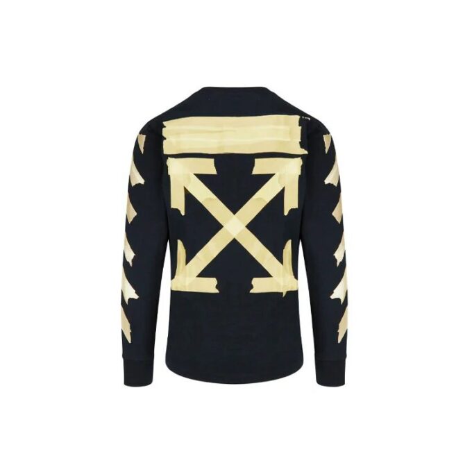 Camiseta de manga larga Tape Arrow «Negro»