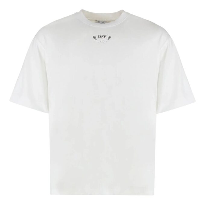Camiseta de pantalón corto de skate con flecha y pañuelo «Blanca»