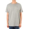 Camiseta de pantalones cortos ajustada con logo alfabético en el pecho, color gris