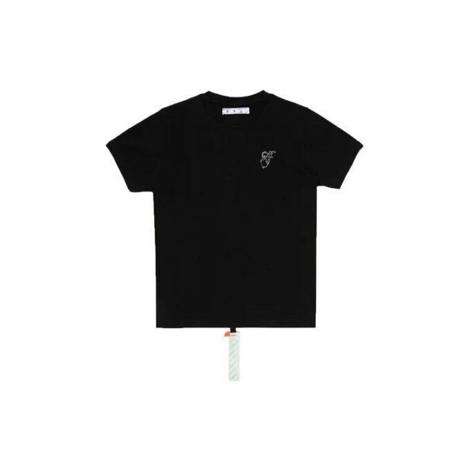 Camiseta de pantalones cortos con cuello redondo Arrow, versión estándar, en negro, edición limitada del Año Nuevo Lunar