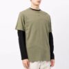 Camiseta de pantalones cortos con cuello redondo y estampado de Arrows con el logotipo FW21, versión estándar, verde