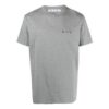 Camiseta de pantalones cortos con cuello redondo y estampado de logotipo, versión básica, gris, colección primavera-verano 2021