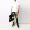 Camiseta de pantalones cortos con cuello redondo y logo FW21, versión estándar, blanca